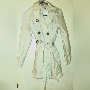 Women's Cream Trench Coat (never worn)